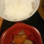和食創作料理 とことん - 小鉢の野菜の煮物&ご飯