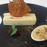 ラトラス - フォアグラで表現する一皿　ガトー　アイスクリーム　パレットスタイル