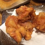 ど男 倉敷笹沖店 - セットのから揚げ