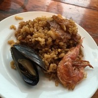 バル デ エスパーニャ ムイ 東京店 - パエリヤ／ご飯の感じ