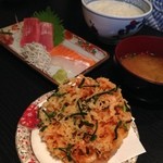 みやもと - (2015.9)桜えびかき揚げ定食