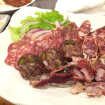 BuuBuuハウス - 追加で頼んだ生ハム　バラエティ豊かでビールだけでなくワインもほしくなる一皿