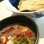 らー麺 山さわ - 2015 ＃155 ★らー麺 山さわ ＠ハバネロ魚つけ麺 ￥850