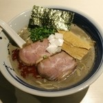 らー麺 山さわ - 2015 #013 ★らー麺 山さわ ＠カラニボ鶏白湯 ￥830