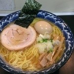 ラーメン専門 くぼ田 - 味玉塩大盛り