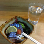 藤よし - 柳谷町 小さなお寿司さん 〆サバ 良く締めてあって酸味が日本酒に良く合うよd(^_^o)！