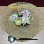 Shirakawa Tamura - 魚介と野菜のサラダ