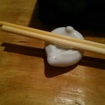 十割蕎麦 やまなか - ウサギの箸置き