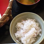 ふぁーむハウス旬菜 - 雑穀米・お味噌汁