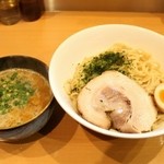 麺屋 すずらん - 2015 #038 ＠裏メニュー／辛つけ麺 塩（300g） ￥1000