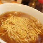 麺屋 すずらん - 2015 #084 ＠うすくち正油のかけラーメン～追いがつお／本枯れ節使用 ￥600