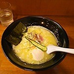 鶏ラーメン TOKU - 塩鶏白湯ラーメン・全体写真（2015.09.14）
