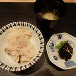 すず木 - 松茸ごはん、椀、香の物