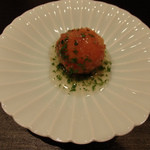 すず木 - 毛蟹のコロッケ木の芽餡