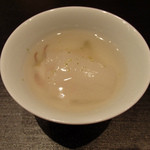 すず木 - しろずいき、あわび、くず餡