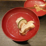 すず木 - キンメ、蓮根蒸し、早松茸