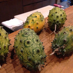 分田上 - アフリカ キワノ(瓜の仲間)