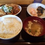 トンネル食堂 - 鳥天定食