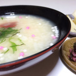 Kiya Ryokan - ある日の夕食 雑炊