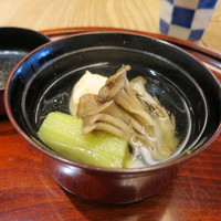 京都和久傳 - 海老しんじょうと秋茄子椀