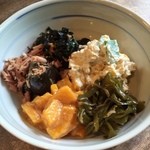 蕎麦 ふじおか - 季節の野菜の盛り合わせ