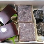 木村屋本店 - 水戸の梅100円、きんつば150円、水ようかん150円