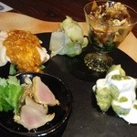 エムズグリエ - 前菜5種盛り合わせ☆☆☆1000円
