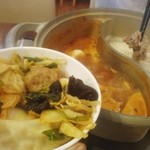 バーミヤン  - 5　火鍋でしゃぶしゃぶ食べ放題！