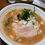 麺屋 ほぃ - 1404_ほぃ_鶏白湯らーめん(醤油)＠700円