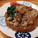 火星カレー - 豚カレー＋羊＋草