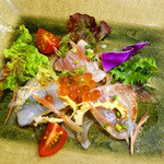 手打蕎麦 松竹庵 ます川 - サラダです(>_<)