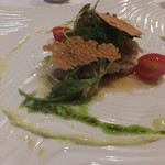 レストラン ル・シェルブルー - 佐世保で育った大西海豚のサラダ仕立て