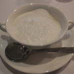 レストラン ル・シェルブルー - 茨城県産のサツマイモで作ったスープ