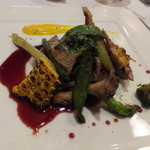 レストラン ル・シェルブルー - 長崎県産牛ロース肉のステーキ