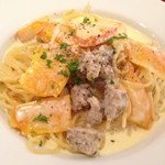 La cucina del Covo - コリンキーとサルシッチャのクリームソース