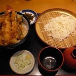 天丼てんや - 上天丼　稲庭風冷うどん