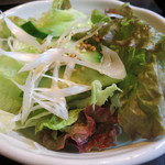 焼肉×もつ鍋 二子玉川 蔵月 - 生野菜サラダ　2015.09