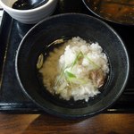 牛タン食堂 麦とろや - スープ茶漬けにして解決