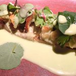 ライラ - ランチコース 5443円 の鮎の丸焼き彩り野菜添え