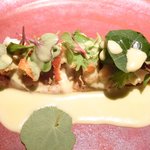 ライラ - ランチコース 5443円 の鮎の丸焼き彩り野菜添え