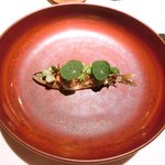 ライラ - ランチコース 5443円 の鮎の丸焼き彩り野菜添え