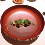 ライラ - ランチコース 5443円 の鮎の丸焼き彩り野菜添え