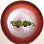 ライラ - ランチコース 5443円 の鮎の丸焼き彩り野菜添え