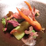 ライラ - ランチコース 5443円 の焼き野菜の彩り盛り合わせ