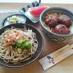 Fukusoba - ミニソースカツ丼とおろしそばセット