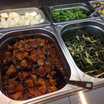 ザファームカフェ - 9/15おすすめメニュー
      ・生姜ごはん
      ・茄子のミートソースがけ
      ・空芯菜のおひたし