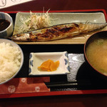 Shunsai Kappou Washin - 魚定食 新秋刀魚 ¥800