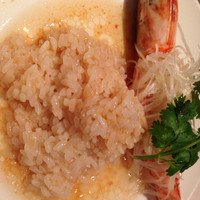 シェフス - 海老の香り蒸し、ご飯を投入