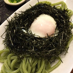 うどん sugita - うどんに海苔が練り込まれてる！