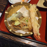 小魚阿も珍 - 本日の日替り 2015.9.11
            天ぷらアップ （70円プラス）で1050円